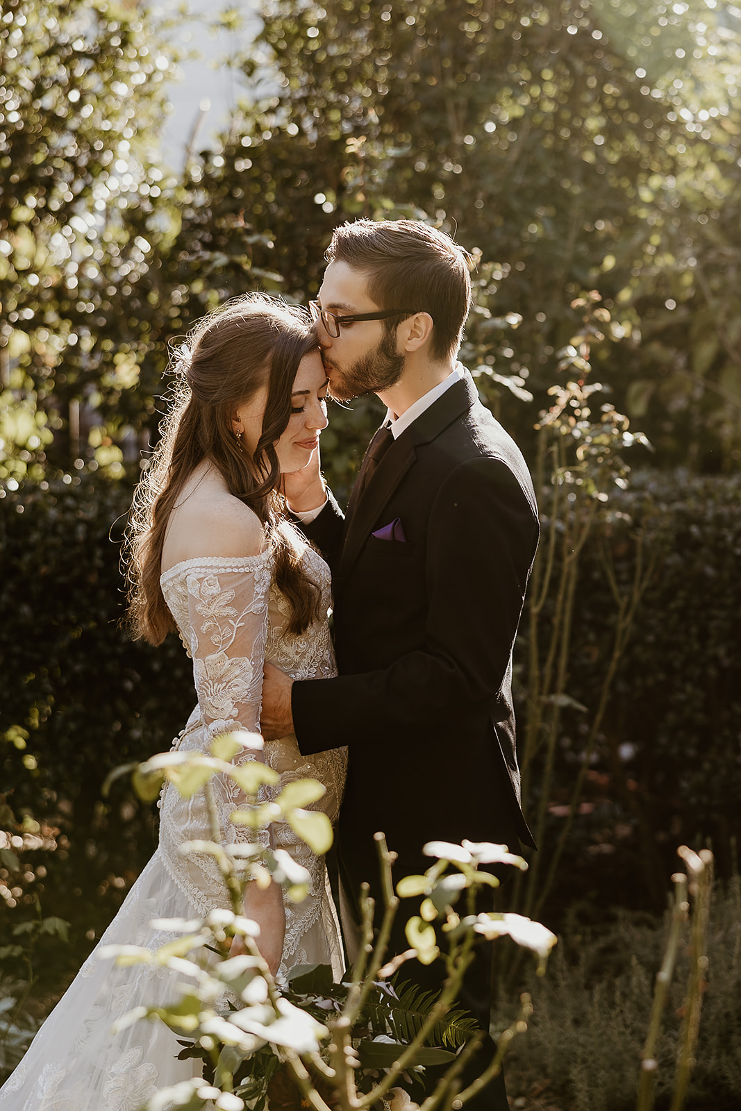 Ashley \u0026 Christian's wedding at Mcgill Rose Gardens Charlotte NC |  melodystriderphotography.com, image size:1067x1600