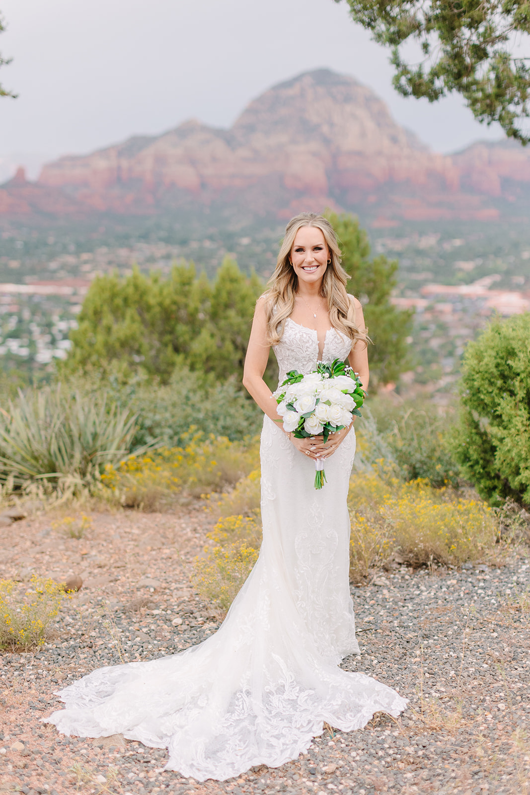bridal portrait at sky ranch lodge