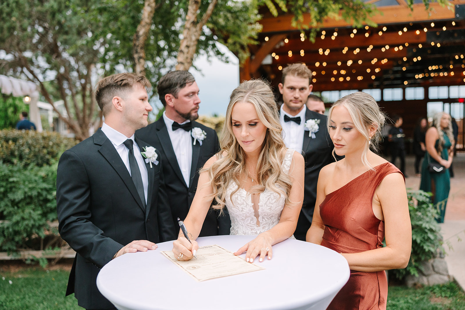 ceremony at sky ranch lodge weddings sedona