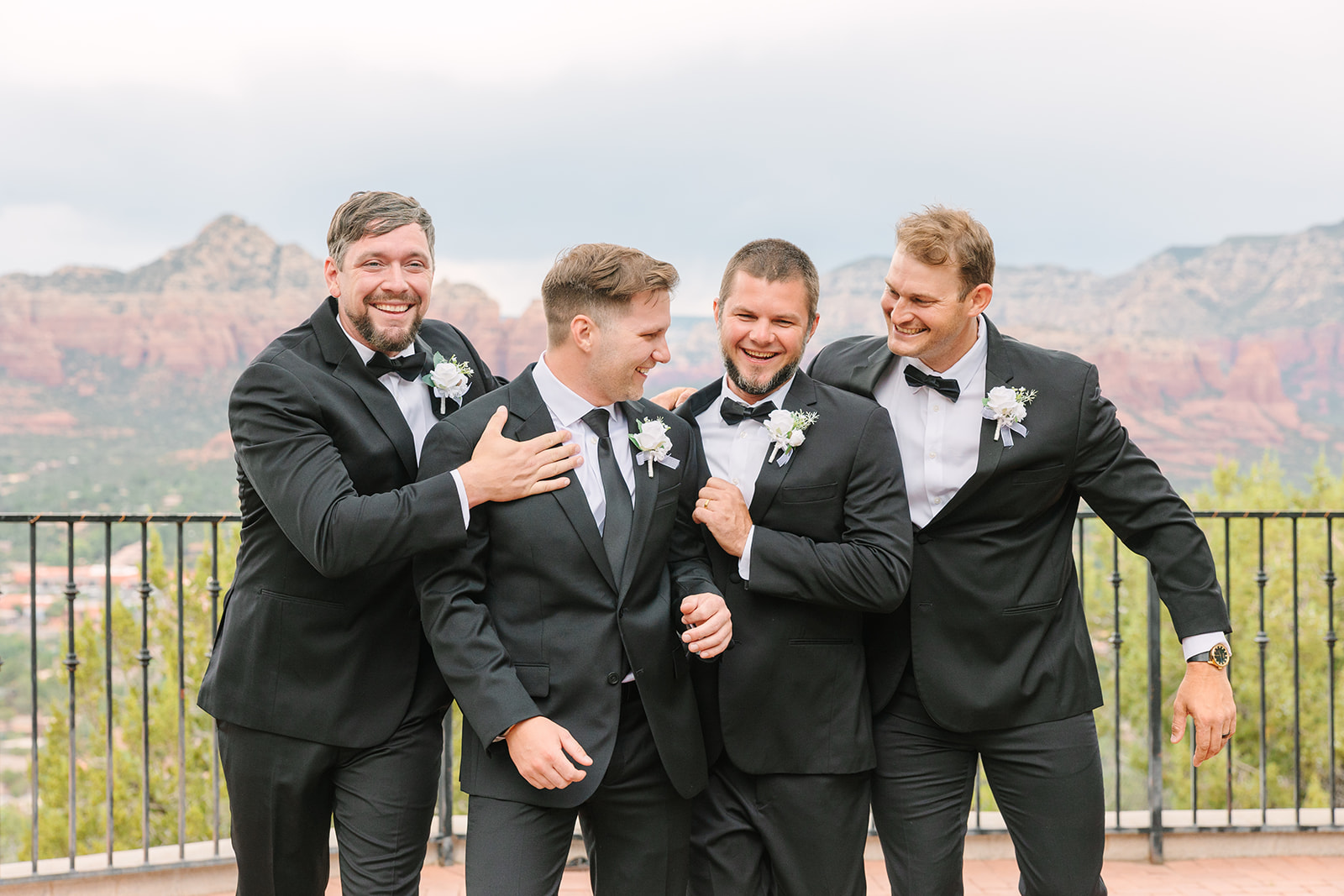 groomsmen portraits sky ranch lodge