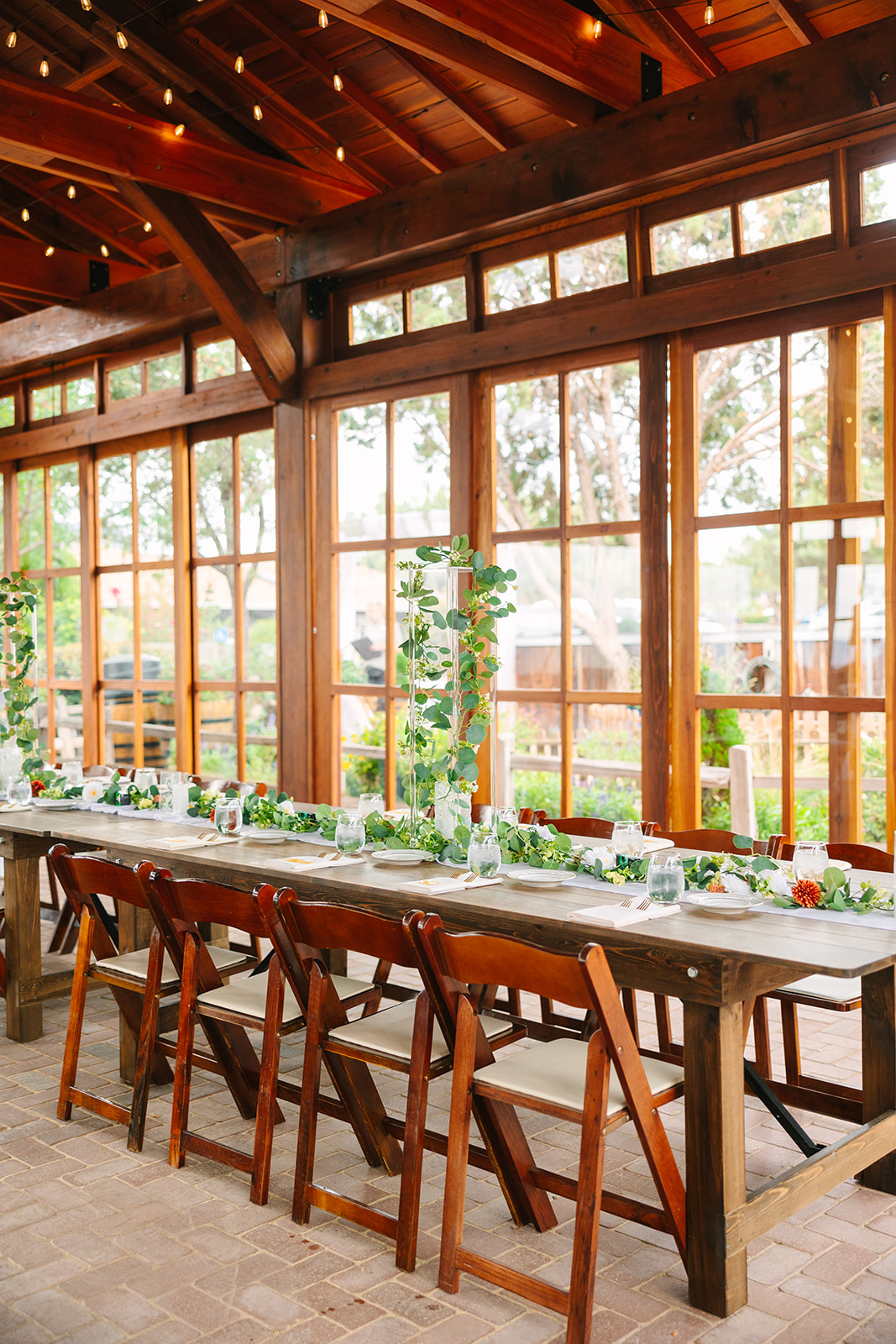 reception space at sky ranch lodge