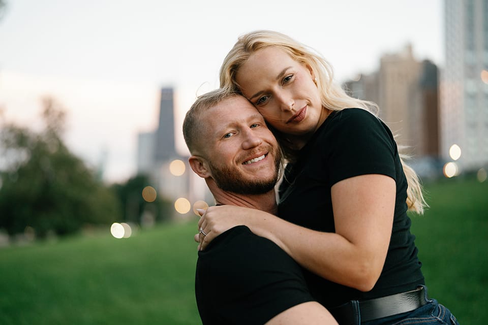 Kara + Chad Engagement, cover photo